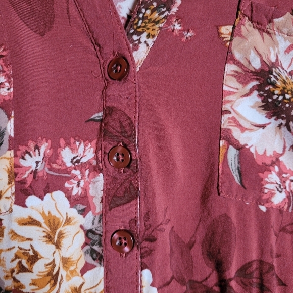 Torrid Emma Babydoll Challis Button-Front Tunic Size 1 (1X) - Picture 8 of 13